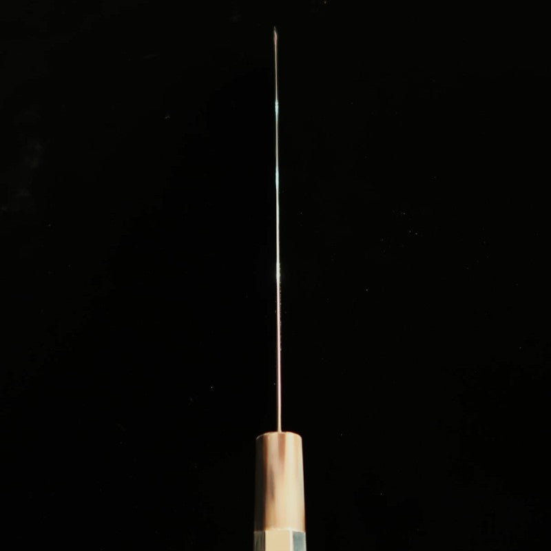 TADOKORO HAMONO Tadokoro Makoto - Finition miroir - Acier Gin-san n°3 - Slicer - Manche en bois stabilisé (240 mm)