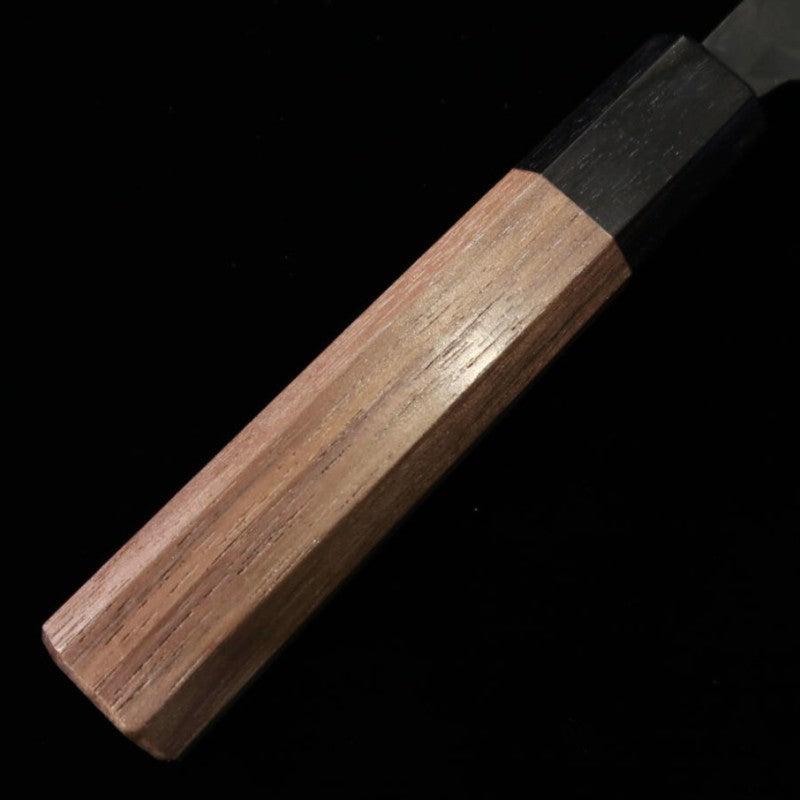 Petty MIURA Aogami Nº 2 Acabamento kurouchi Cabo em Nogueira (105mm)