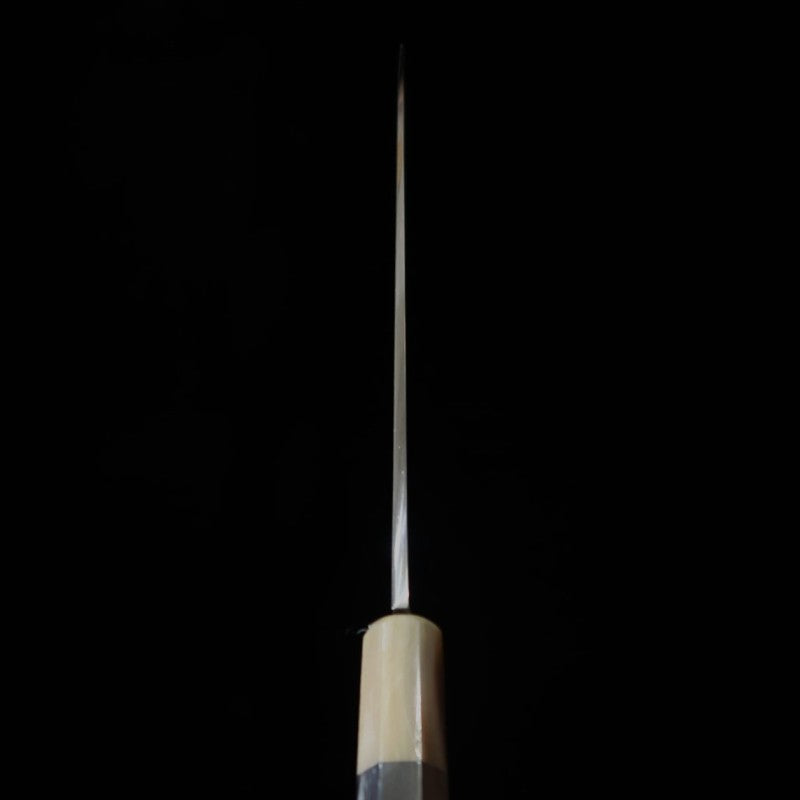Yanagiba SUISIN Honyaki Aogami No. 2 Cabo em ébano com bainha de magnólia por Miwa Ikeda (270mm)
