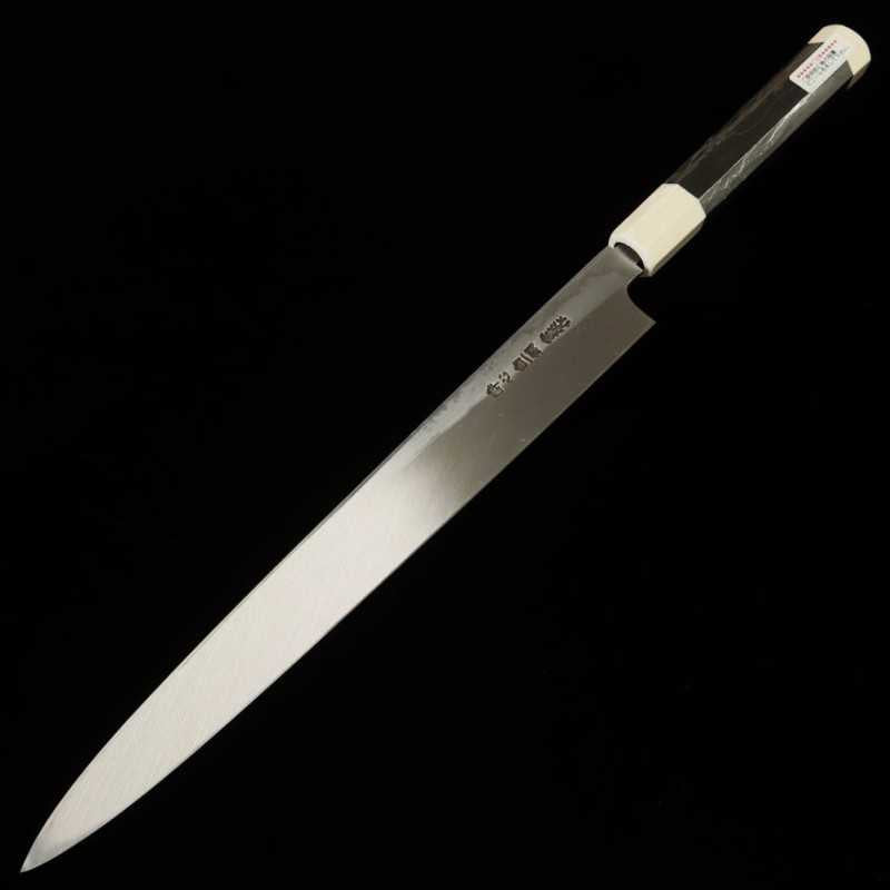 Yanagiba SUISIN Tanryu Damascus Shirogami nº 1 Forjada por Kenji Togashi (300mm)