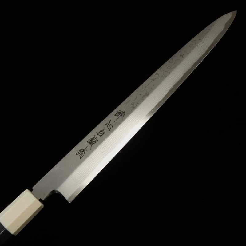Yanagiba SUISIN Tanryu Damascus Shirogami nº 1 Forjada por Kenji Togashi (300mm)