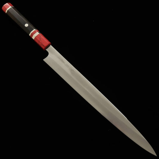 田所刃物 TADOKORO HAMONO 真琴作 鏡面 銀紙三号 柳刃 黒檀柄 (300mm)