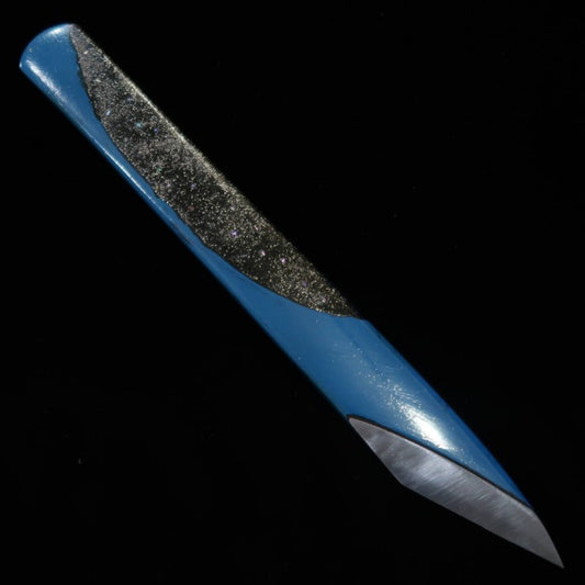 兼工房 切り出し小刀 ~大いなる青の海~ 24mm