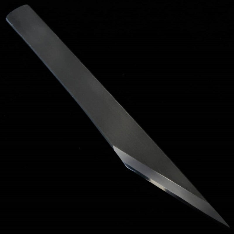 MASUDA YOSHIHIDE Cuchillo Kiridashi/Pequeño Acero Blanco nº2 Forja Negra (70 mm)