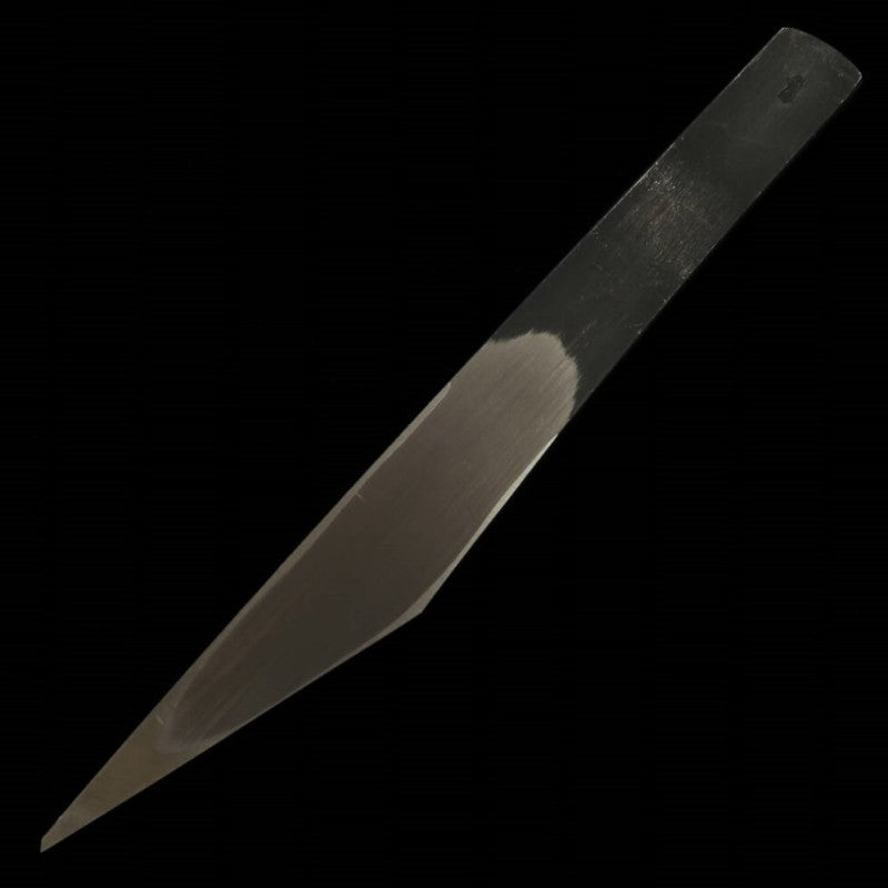 MASUDA YOSHIHIDE Cuchillo Kiridashi/Pequeño Acero Blanco nº2 Forja Negra (70 mm)