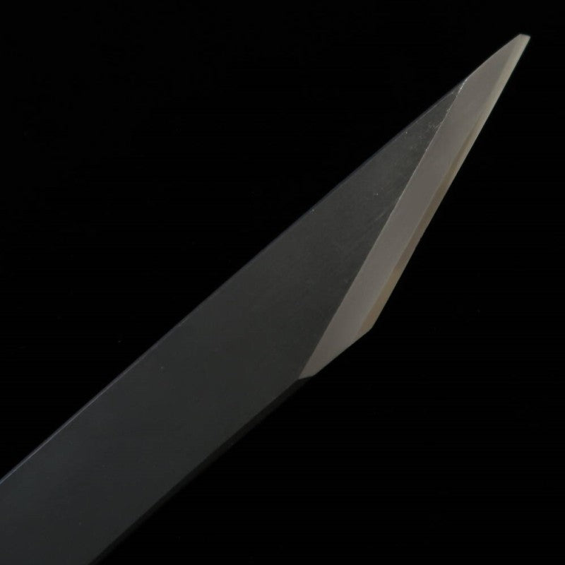 MASUDA YOSHIHIDE Cuchillo Kiridashi/Pequeño Acero Blanco nº2 Forja Negra (70 mm)