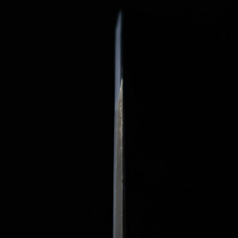 MASUDA YOSHIHIDE Cuchillo Kiridashi/Pequeño Acero Blanco nº2 Forja Negra (70 mm)