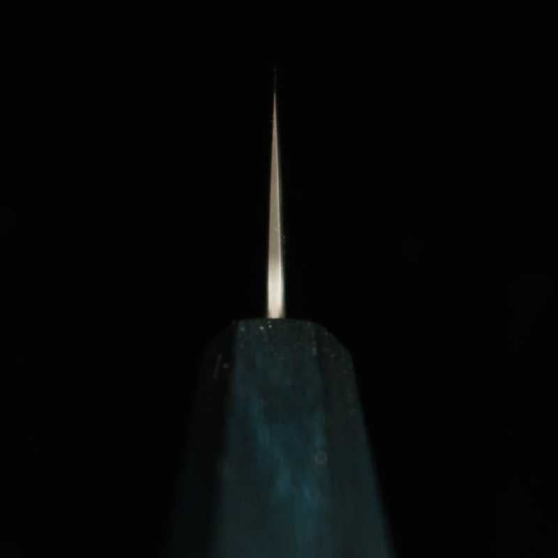 Gyuto MIURA Shirogami No. 1 cabo índigo (180/210mm)