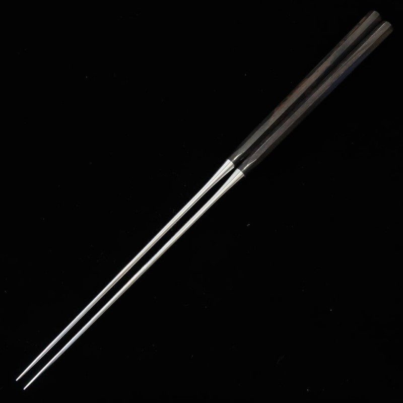 Moribashi Ebony Octagonal Handle with Ebony Sheath and Storage Bag (150/180mm)