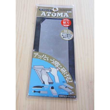 ATOMA afilador de diamante recambio grano 600 (fino) tamaño: 210x75x1mm