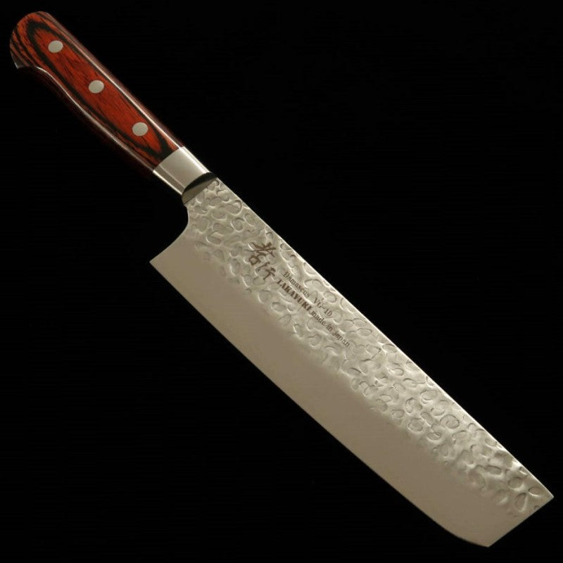 Nakiri SAKAI TAKAYUKI VG-10 Damascus 33-ply Hammered (160mm)