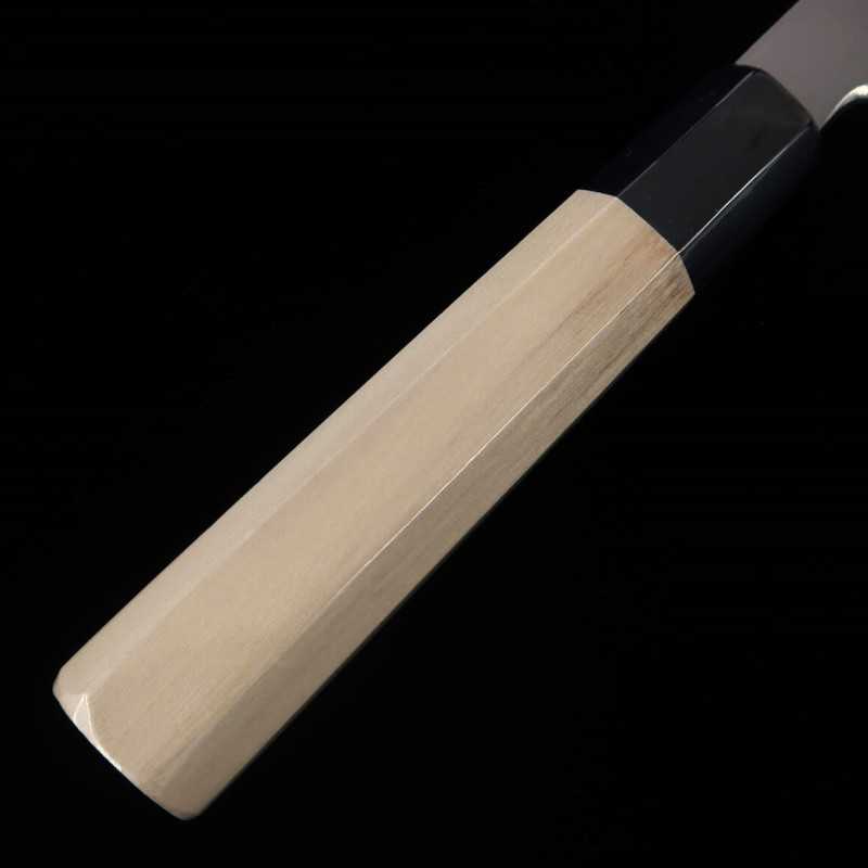 Funayuki SUISIN Kishubushin Shirogami n.º 2 Mango octogonal de magnolia (195/210 mm)