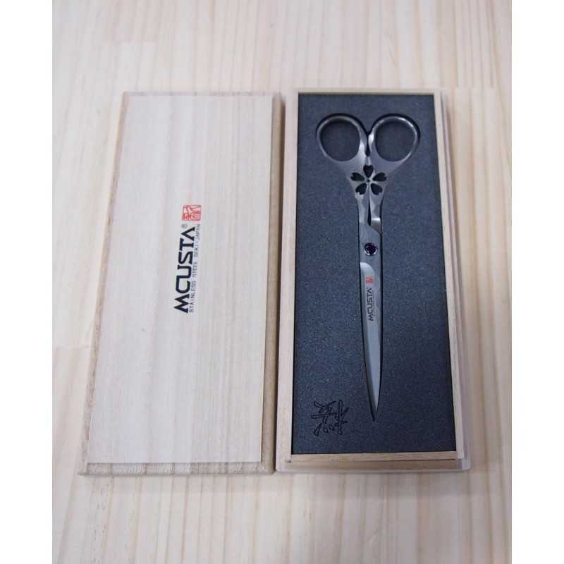 Tesoura Damasco MCUSTA Sakura DDS-0170D (170mm)