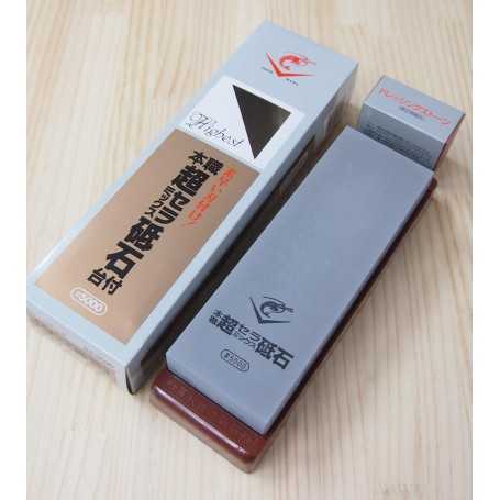 NANIWA Super Ceramic CHOSERA whetstone with Stand #5000