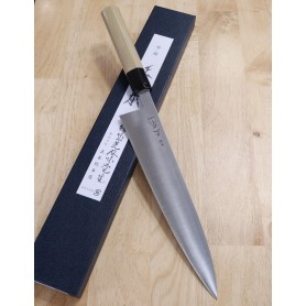 Japanese chef knife wagyuto MASAMOTO SOHONTEN Gyokuhaku-ko Size:24cm