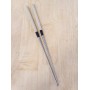 Moribashi - wood handle - Stainless Steel honyaki - Sizes: 29 / 32cm