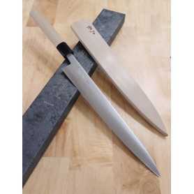 Japanese sujihiki slicer knife MASAMOTO SOHONTEN Swedish steel Size:24cm