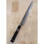 Japanese kandokoro Yanagiba Knife - MIURA - Obidama Serie - Vg-10 mirrored ebony wood Handle - Size: 27/30cm