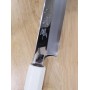 Japanese kandokoro Yanagiba Knife - MIURA - Obidama Serie - Vg-10 mirrored custom Handle - Size: 27/30cm