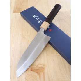 Japanese santoku knife - YUTA KATAYAMA - Damascus VG-10 - Rosewood Handle - Size:17cm