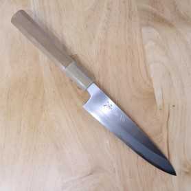 Japanese Petty Knife - MIURA - Itadaki Series - Yoshikazu Tanaka - white steel 2 - Size:15cm