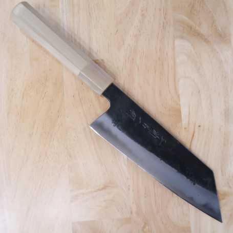 Japanese Bunka Knife - MIURA - Carbon White 1 Serie - Black Finish - Size: 18cm