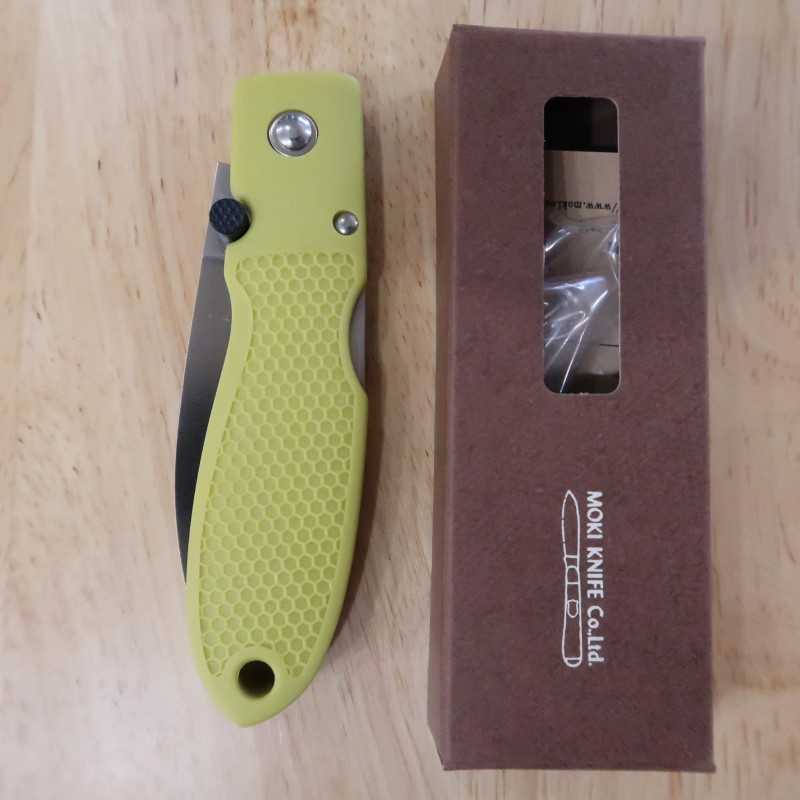 Japanese knife - Moki Knife - TP-921 / a2 - Coup Mustard Yellow 