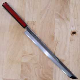Japanese Sakimaru Takobiki Knife - KAGEKIYO - Urushi Akaro Serie - White Steel No.1 - Size: 30cm