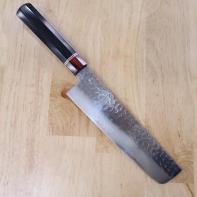 Japanese Nakiri Knife - MIURA KNIVES - Aka Tsuchime VG10 Serie - Size: 18cm