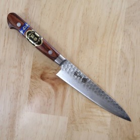 Japanese Petty Knife - MIURA KNIVES - Mahogany Damascus Serie - Size: 14cm