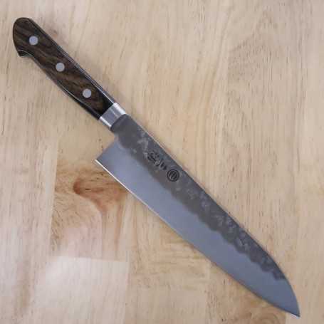 Japanese Chef Knife Gyuto - MIURA - Stainless ginsan -Brown handle - Size: 21/24cm