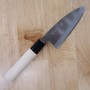 Japanese Ajikiri Knife - SAKAI KIKUMORI - White Steel - Size: 12cm
