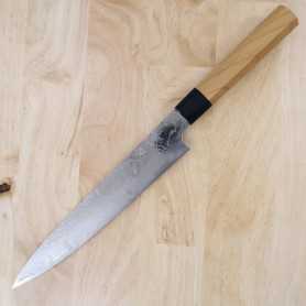 Japanese Slicer Sujihiki Knife - YUTA KATAYAMA - VG-10 - nickel damascus series - Size:24/27cm