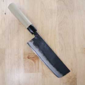 Japanese nakiri knife - MIURA Carbon white 2 - Size:18cm