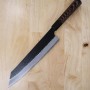 Japanese kiritsuke chef gyuto knife - NIGARA - SG2 black finish - Kurouchi Tsutime -Size: 21/24/27CM
