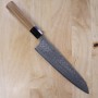 Japanese chef gyuto knife - NIGARA - Anmon SG2 damascus - Size: 21/24CM