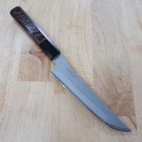 Japanese bone cutting Knife - IKENAMI HAMONO - White steel 1and soft iron  Size: 12,5cm