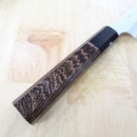 Japanese butcher knife NIGARA Stainless SG2 Migaki Tsutime Size:17cm