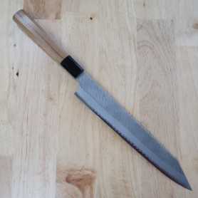 Japanese Kiritsuke Sujihiki Slicer knife - NIGARA - Migaki Tsuchime SG2 - Size: 25.5cm
