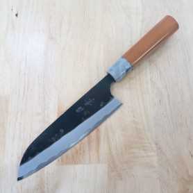 Japanese Santoku Knife - Masakage - Aogami 2 - Kurouchi - Mizu series - Size:16.5cm