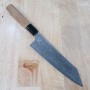 Japanese kiritsuke chef gyuto knife - NIGARA - Anmon SG2 damascus - Size: 21/24CM
