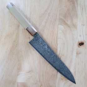 Japanese chef Knife gyuto - MIURA- Vg-10 black damascus - Size: 21cm