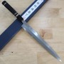 Japanese Yanagiba Knife - MIURA - Itadaki Series - Aogami Super - Ebony wood handle - Size:30cm