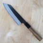 Japanese bunka knife - NIGARA - Kurouchi SG2 - Size: 18cm