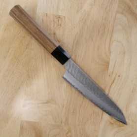 Japanese Petty Knife - NIGARA - SG2 stainless - Migaki Tsuchime - Size:15cm