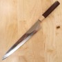 Japanese sujibiki knife - TAKESHI SAJI - Stainless VG-10 Damascus - Colored - Size: 27cm