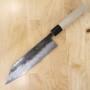 Japanese tsubaki knife - MIYAZAKI KAJIYA - Damascus Shirogami 2 - Size:21cm