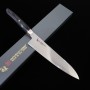 Japanese Chef Gyuto Knife - ZANMAI - Revolution Serie - Decagonal Black Handle - SG2 Steel - Size: 21cm