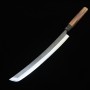 Japanese sakimaru sujihiki knife MIURA Carbon blue 1 black finished Size:30cm