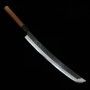 Japanese sakimaru sujihiki knife MIURA Carbon blue 1 black finished Size:30cm